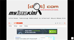Desktop Screenshot of myideakini.com