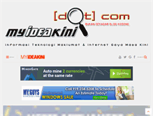 Tablet Screenshot of myideakini.com